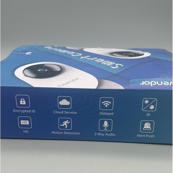 Tovendor Mini Smart Security Home Baby Cameras - 2 Pack - Picture 6 of 7